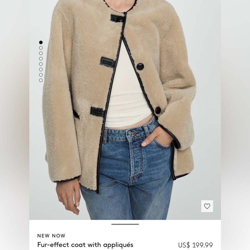 Viral Sherpa Mango jacket
